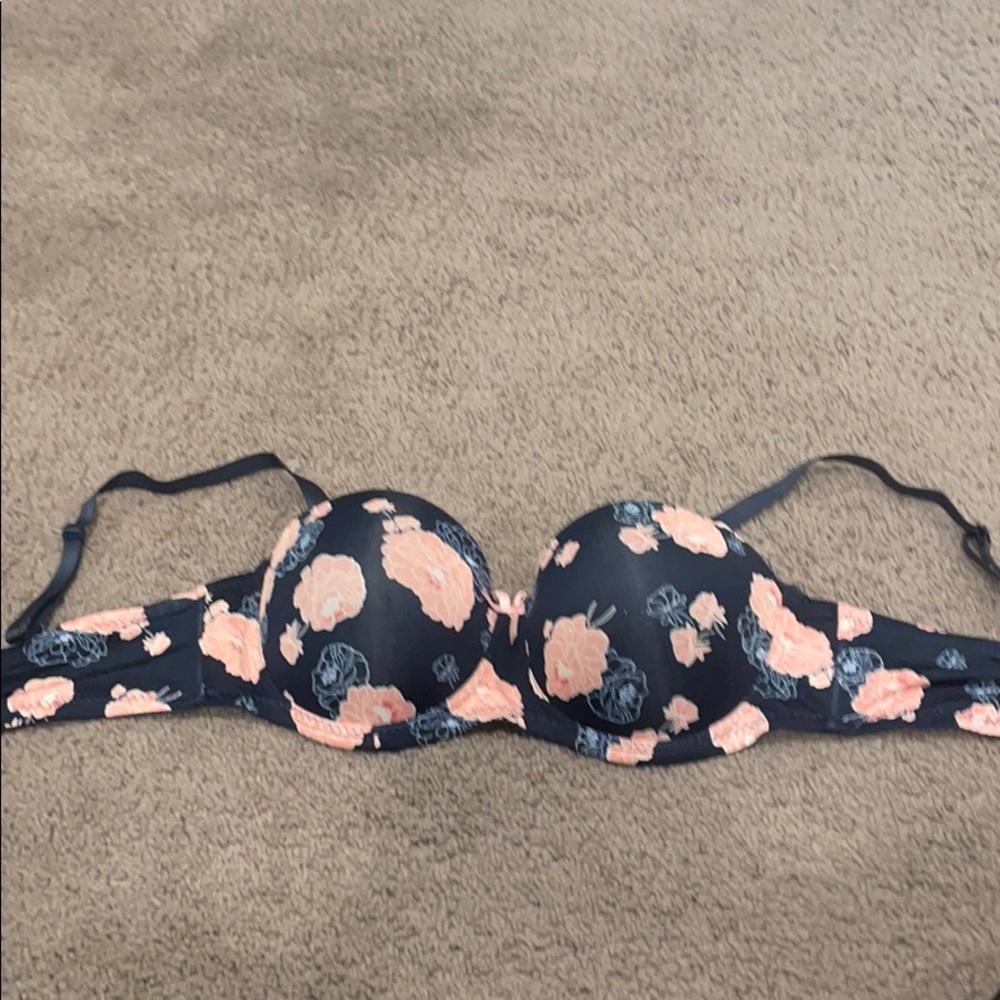 Blue Floral Love Affair Bra